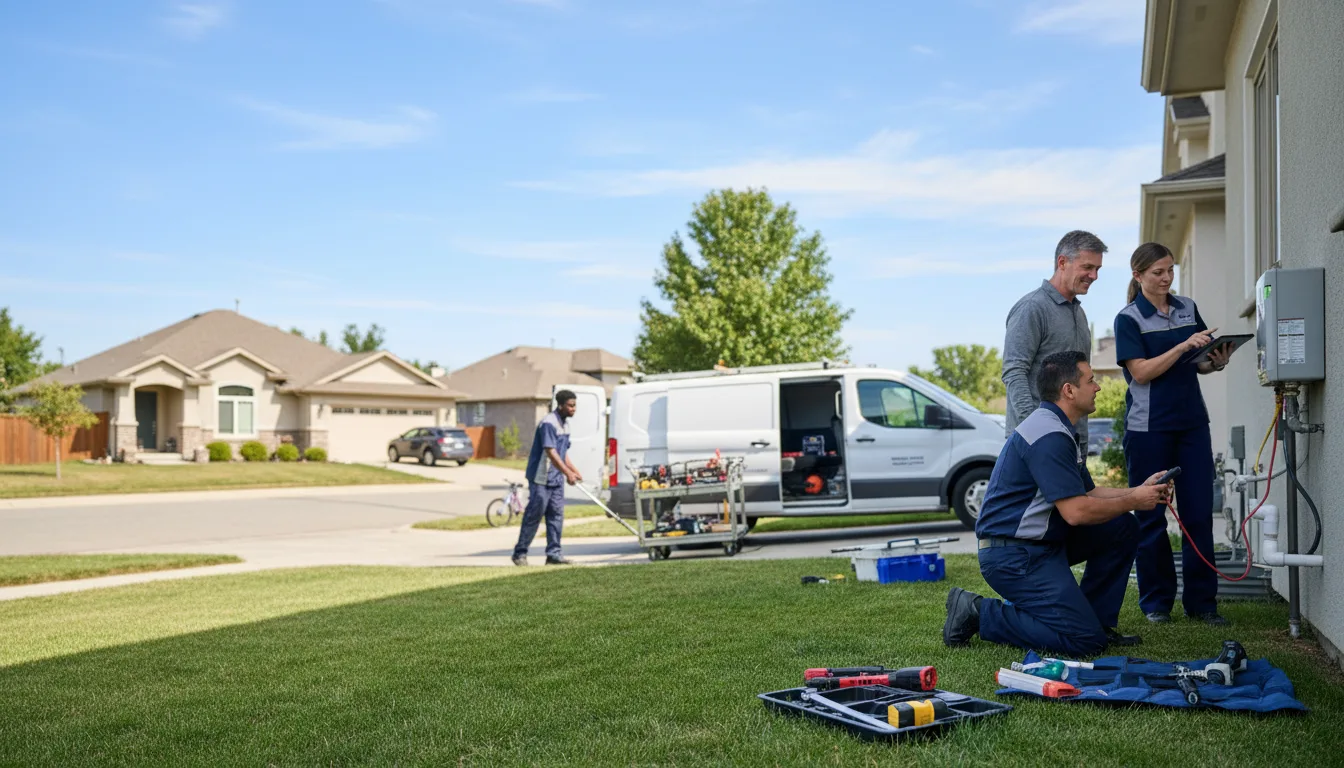 Tankless water heater service in Goldsmith, TX
